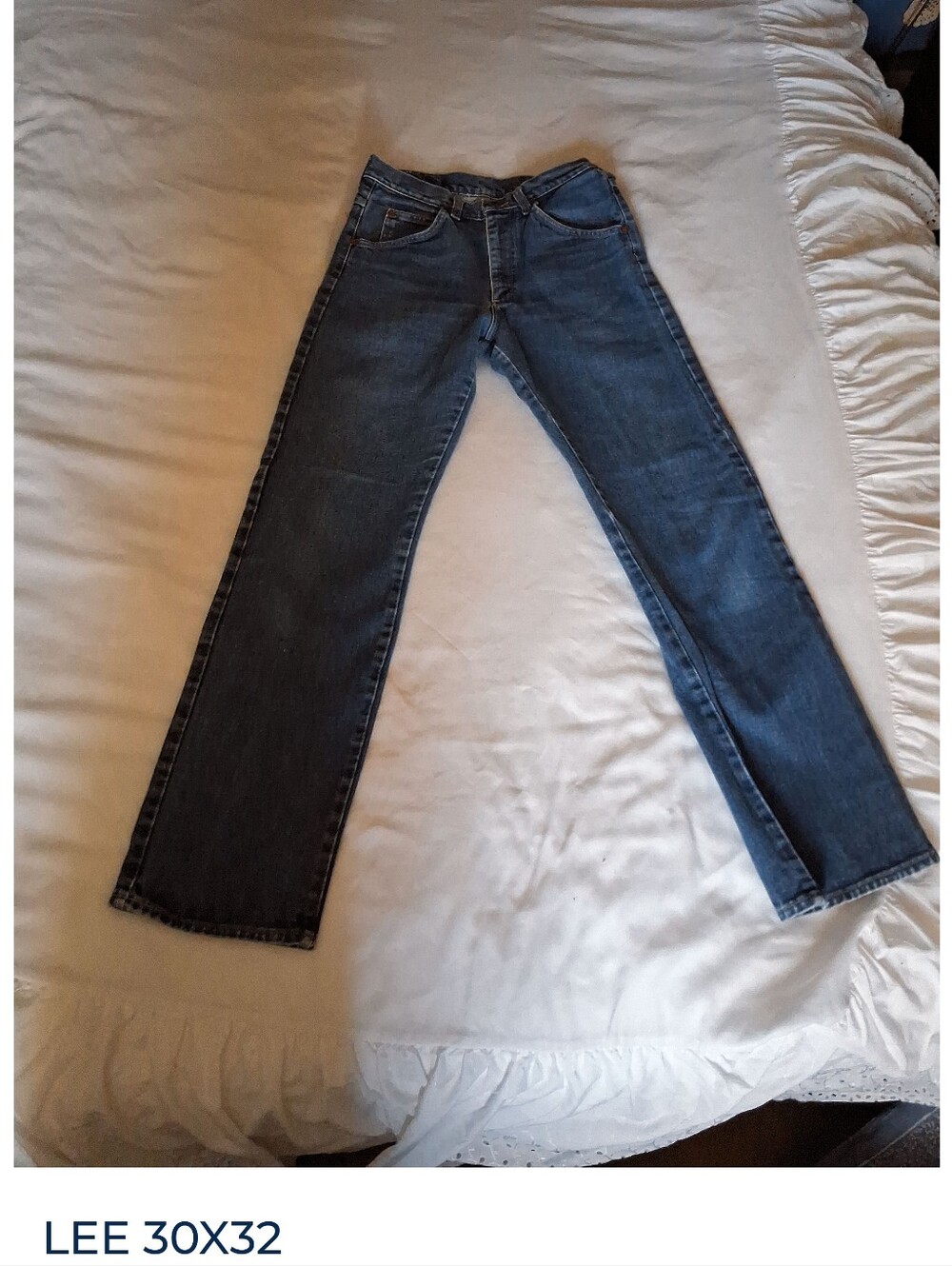 Vintage Lee Denim Jeans Classic Blue Pristine